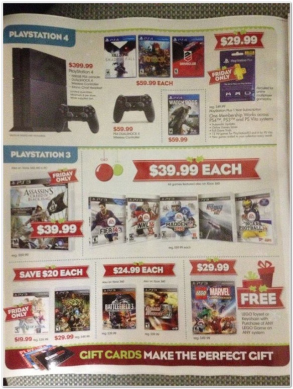 Page 4 of GameStop's Black Friday Ad
